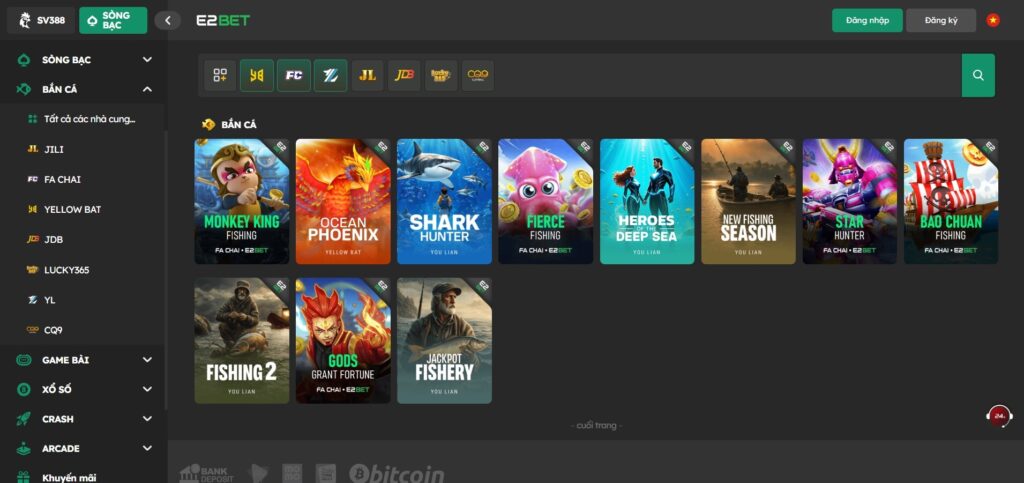 Các bước để tham gia săn cá đổi thưởng tại E2bet 